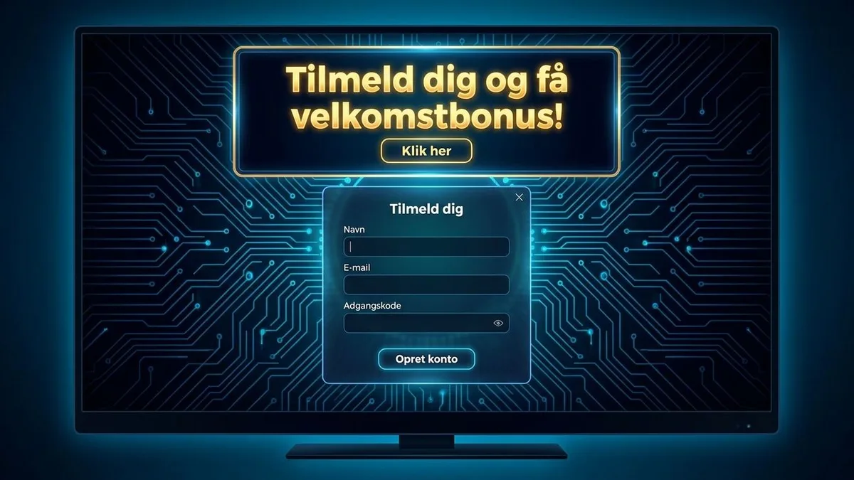 Tilmeld dig med bonus